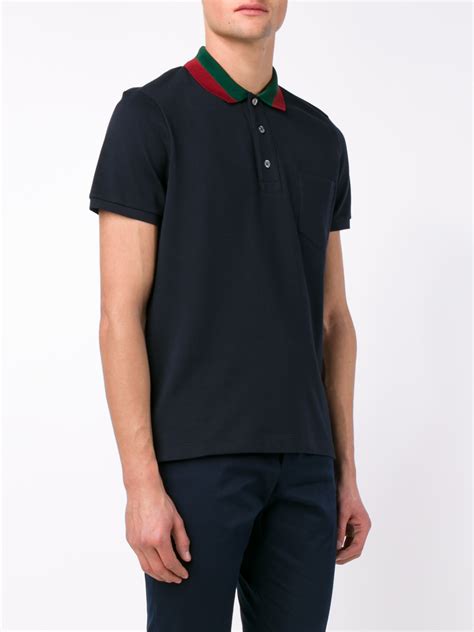 paolo gucci t shirt|Gucci navy striped polo shirt.